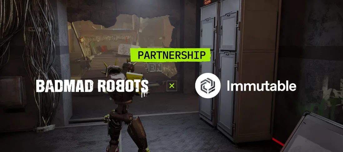 Chuỗi trò chơi BADMAD ROBOTS được ra mắt độc quyền trên Immutable
