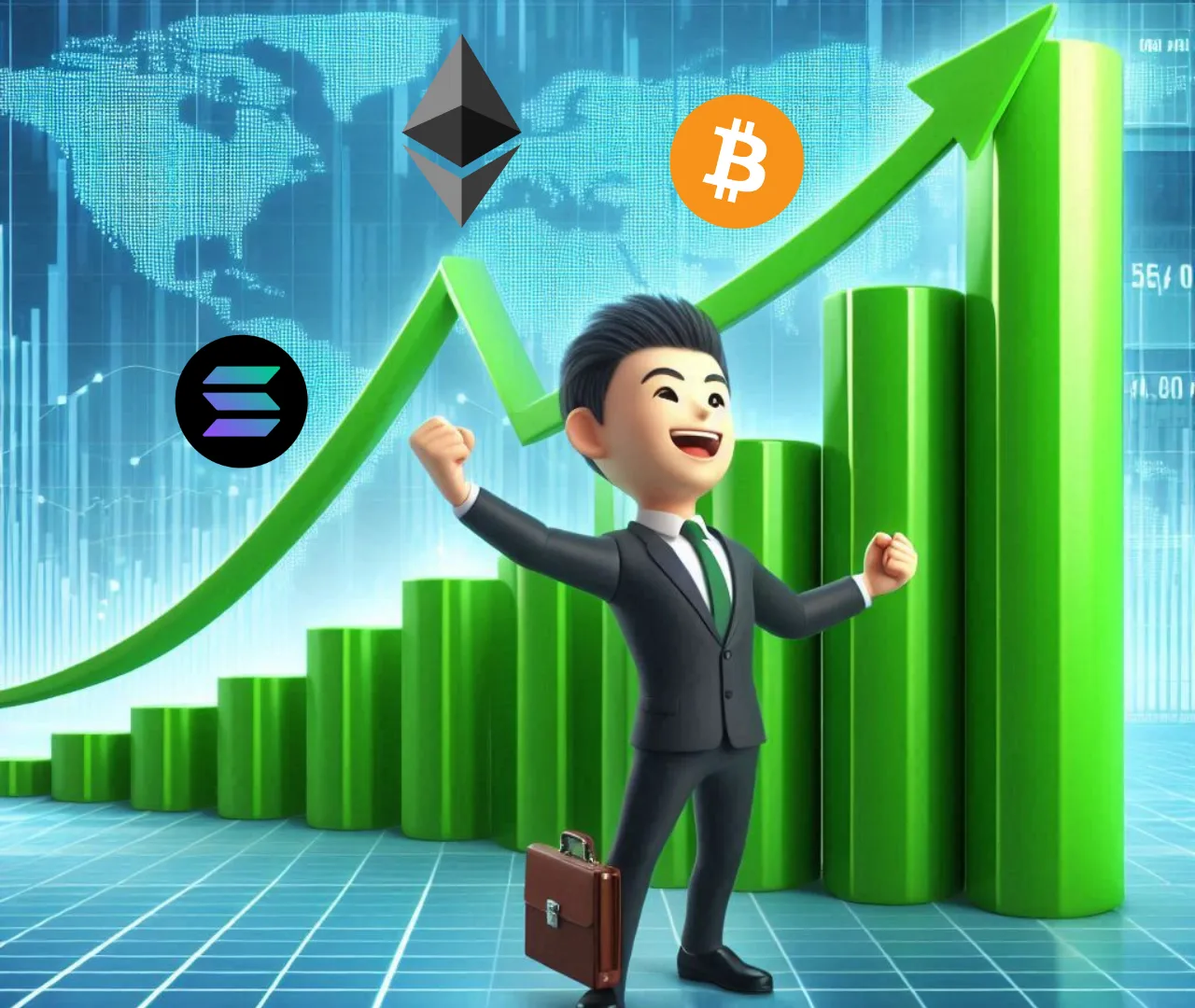 Giá tiền điện tử bất ngờ tăng vọt sau những sự kiện gần đây