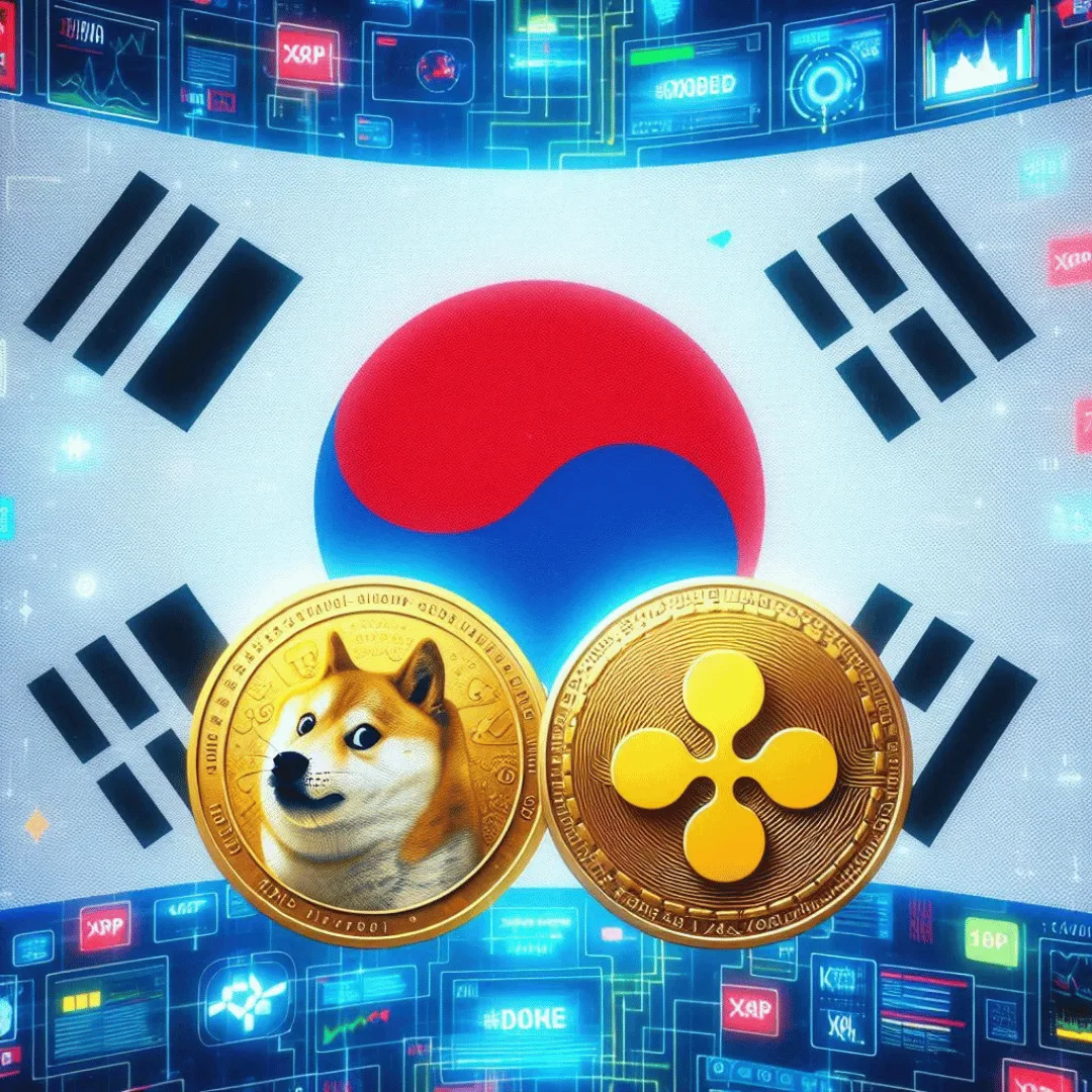 Giao dịch tại Hàn Quốc tăng vọt - DOGE và XRP dẫn đầu
