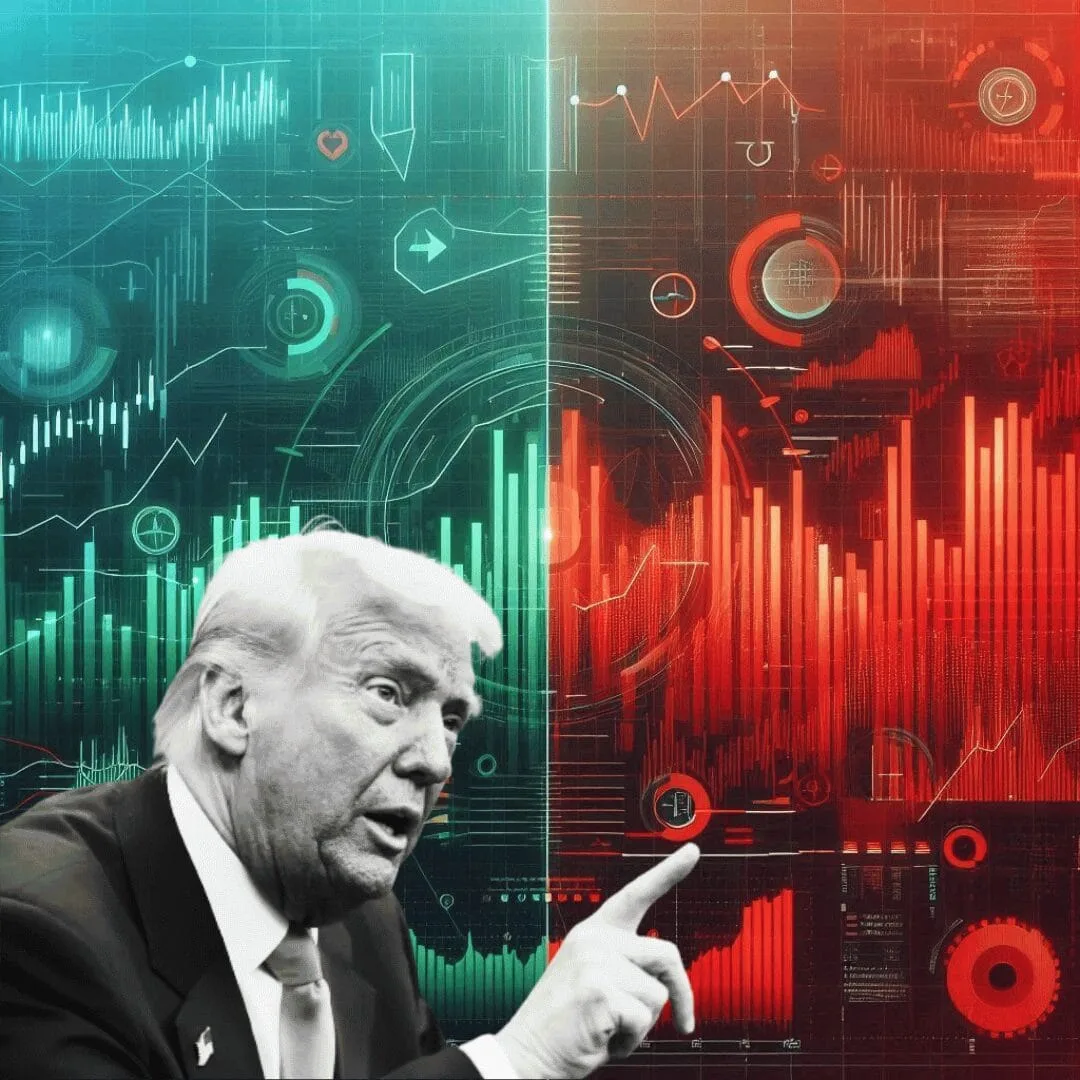 Hai cung bậc trái ngược của thị trường sau tuyên bố của Trump