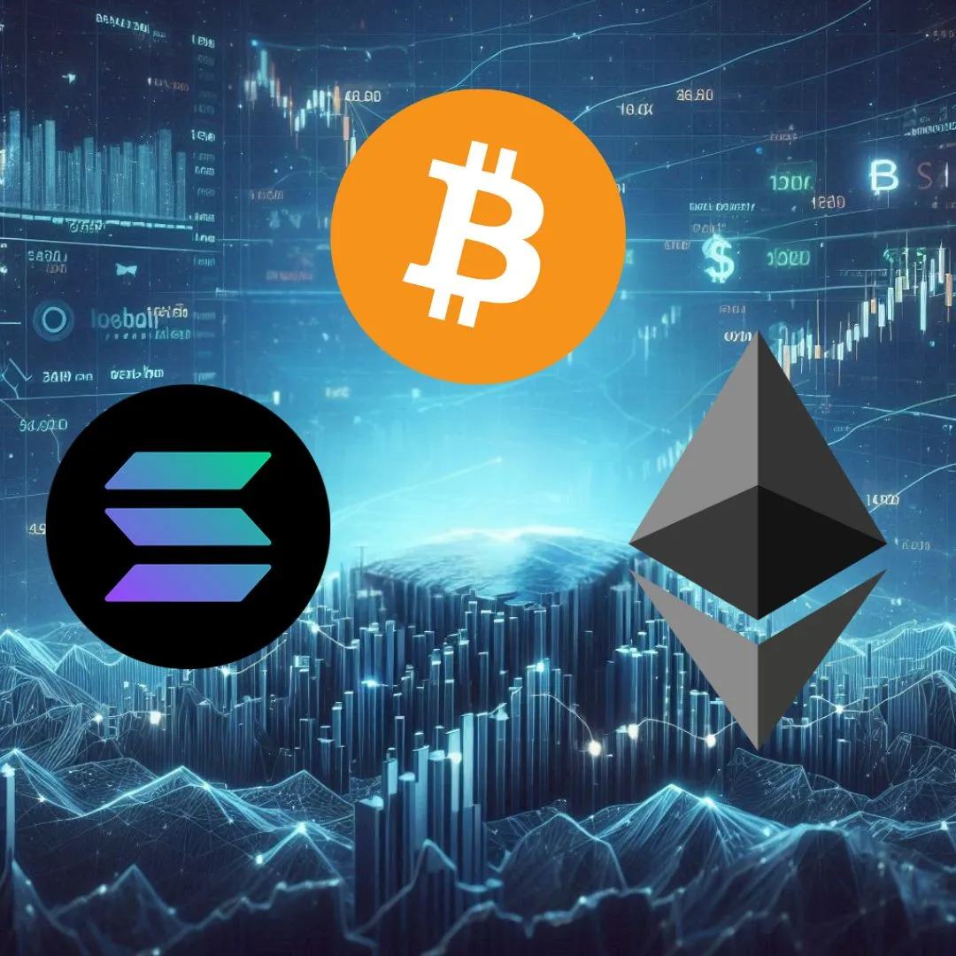 Solana, Bitcoin và Ethereum sắp tới sẽ đối mặt với sự sụt giảm ?