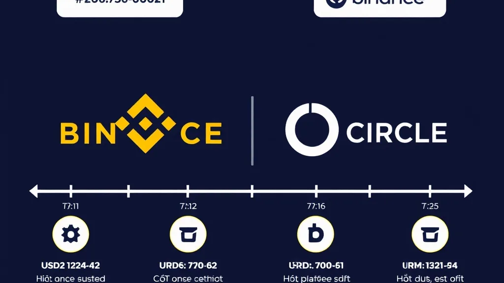 Hình minh họa thỏa thuận giữa Binance và Circle về quảng bá USDC trong 5 năm